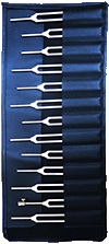 Set with 13 Tuning Forks "L"