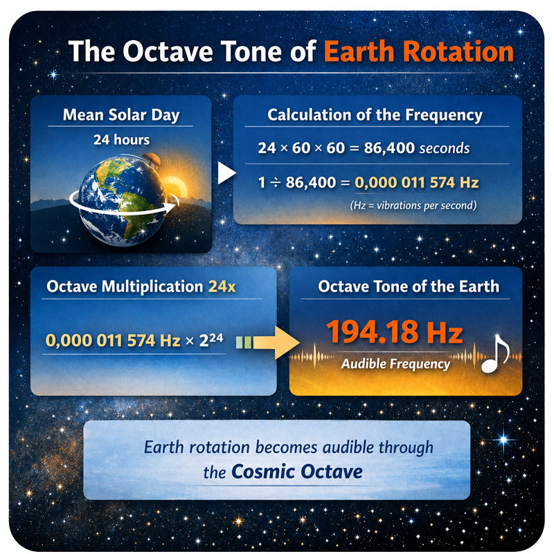 cosmic octave calculation